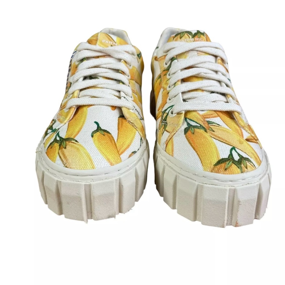Farm Rio Sneakers Yellow Pepper Size 8.5